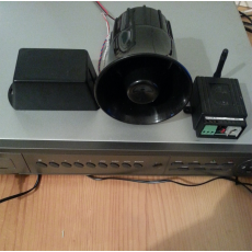 Система от GSM модул, видеорекордер и сирена с говор