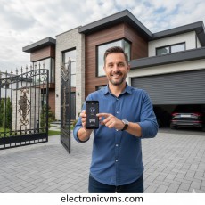 Умно управление на входна врата за вход на блок, апартамент или къща  и гараж с административен панел